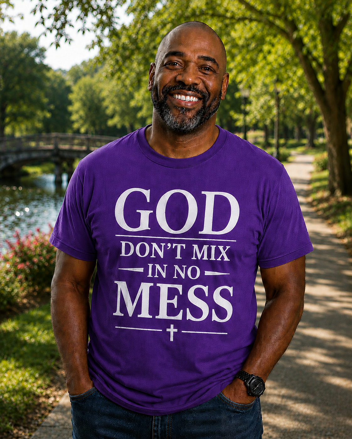 God No Mess Tee