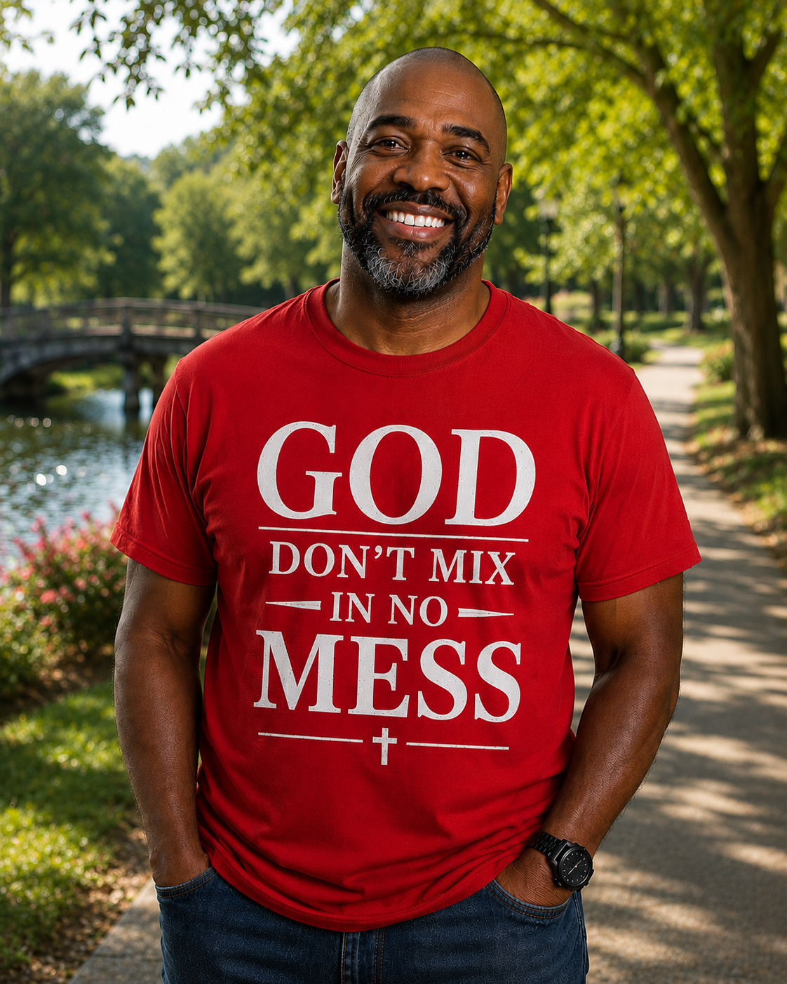 God No Mess Tee
